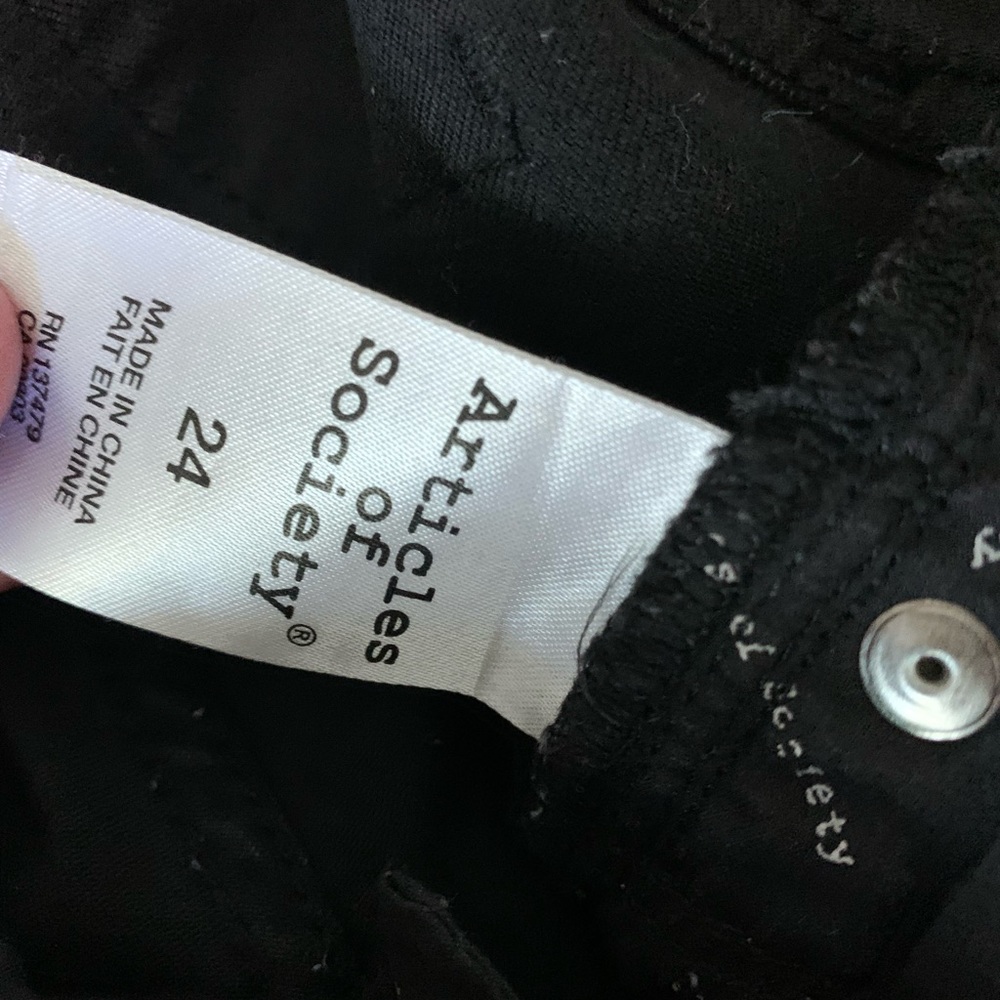Articles of Society black jeans with rips - Picture 4 of 4